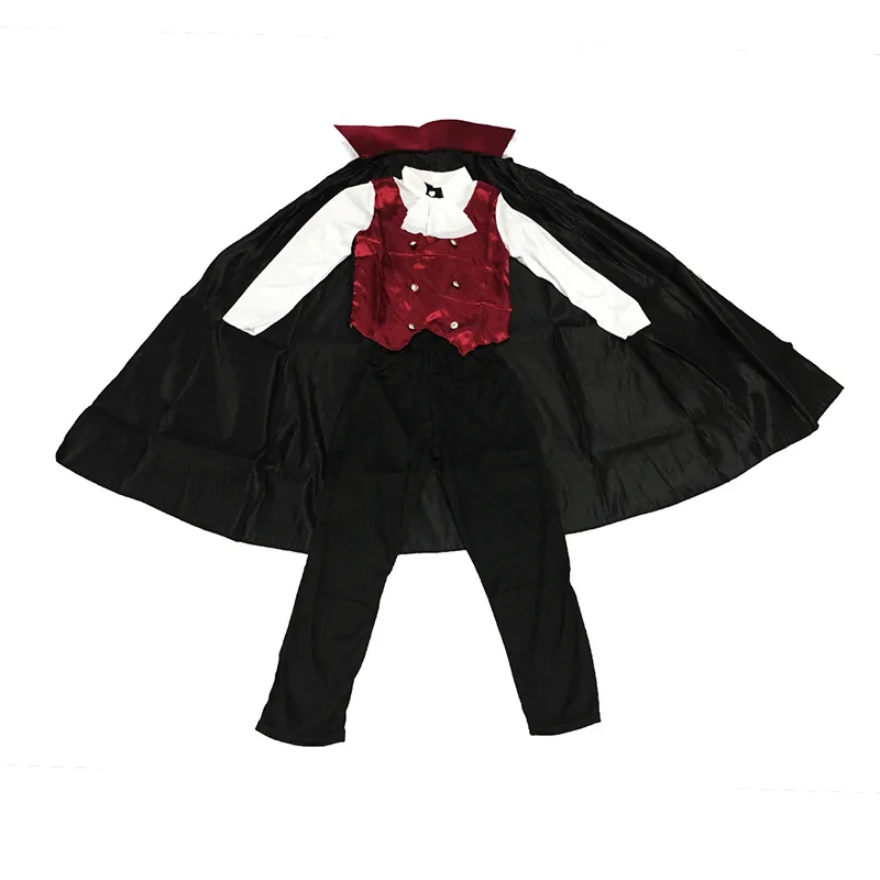 Halloween  boy Bat vampire costume Scary costume party show clothes for kids