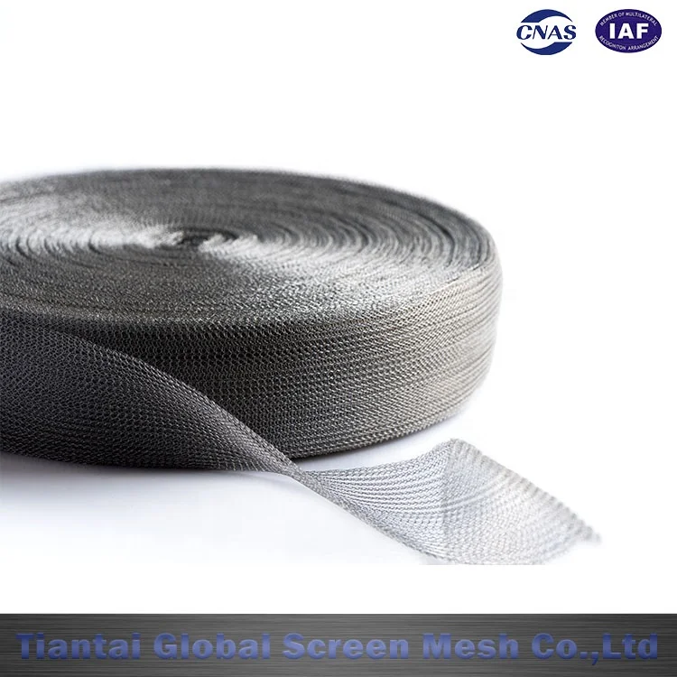 Квалифицированный изготовленный 100 150 мм ширина нержавеющая сталь вязаный газовый жидкостный фильтр проволочная сетка