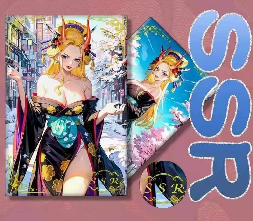 Wholesale Game Card Thickened TR HR GP Anime Collection One Pieces CCG TCG Cards For Gifts one pieces Goddess card