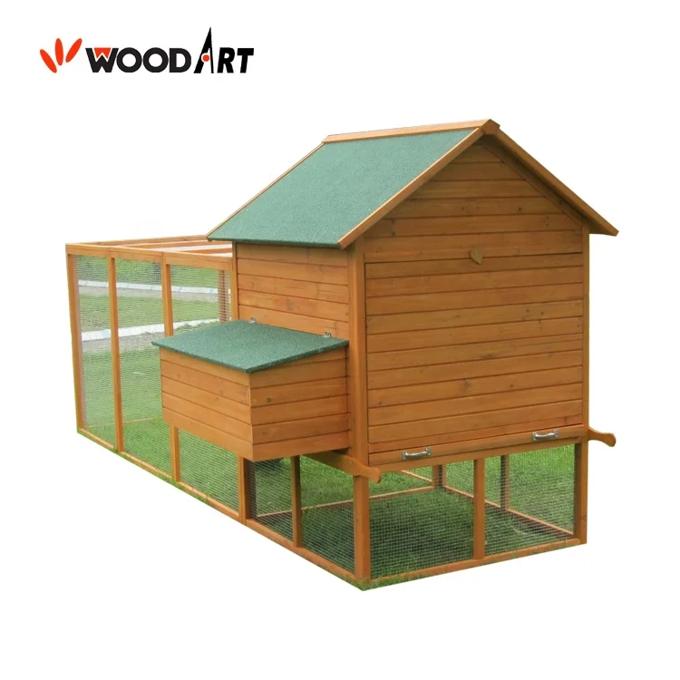 Cheap Large Wooden Waterproof Roof Chicken Coops Cage for sale