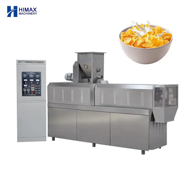 Industrial Breakfast Cereal Production Line Factory Price Corn Flakes Making Machine