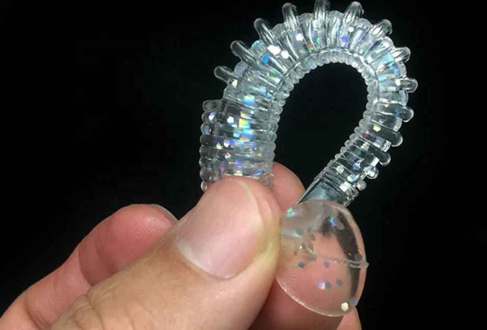 Paddle Curved Tail Soft Jerk Baits