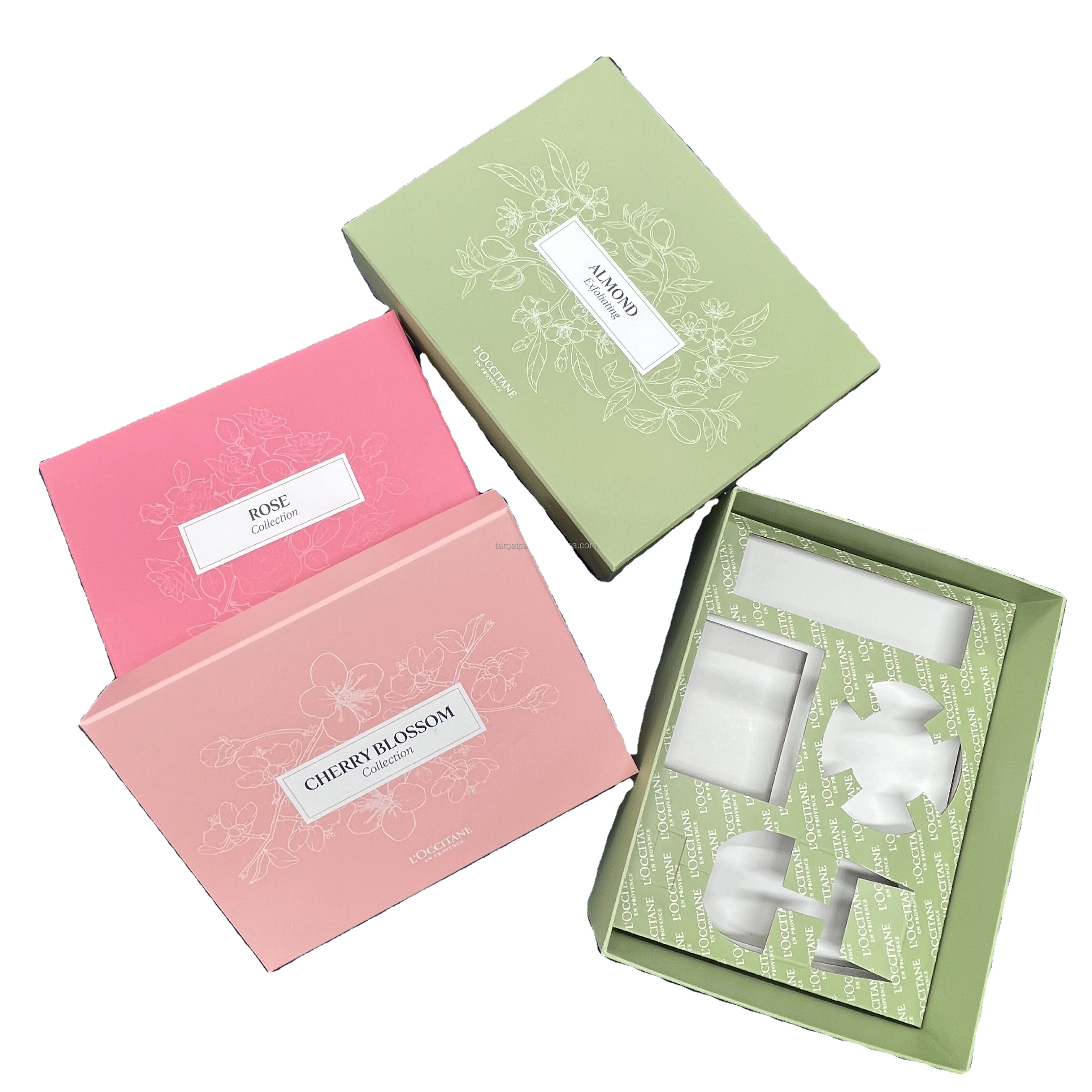 Custom Luxury Skincare Set Packaging Gift Box nb Murah Serum Bottle 30ml 15ml Custom Skincare Box Subscription Travel Box With L