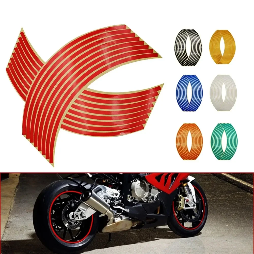 Motorcycle Reflective Wheel Rim Sticker For Motorbike modification sticker Motorcycle Wheel Sticker fit 10'/12'/18'wheel rim