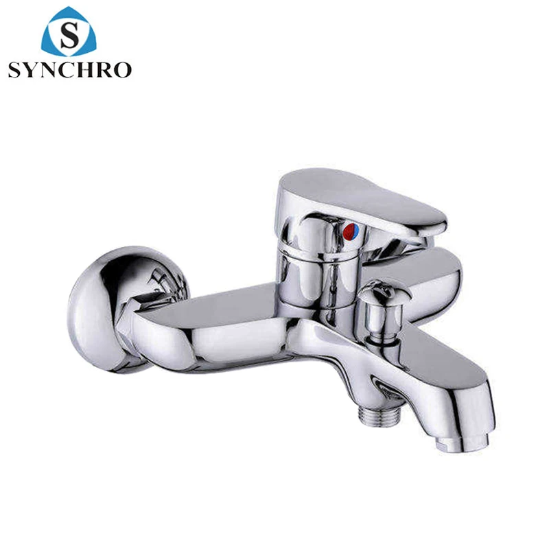 Brass Bathtub Shower Faucet Sanitary Ware Factory Shower Mixer Bath Tub Bathroom Faucet Hot And Cold Water Mixer Taps