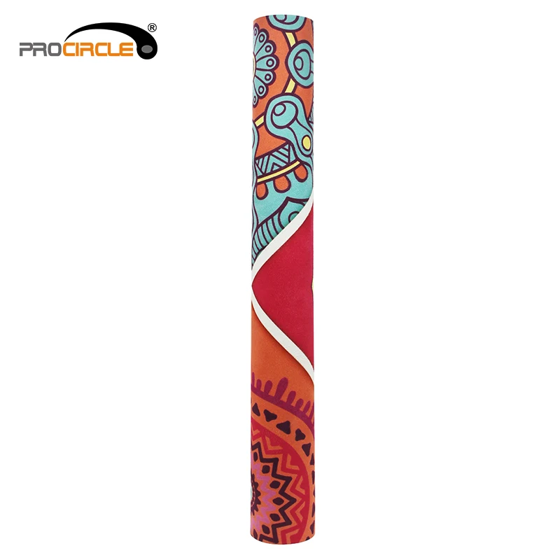 Foldable Suede Natural Rubber Yoga Mat