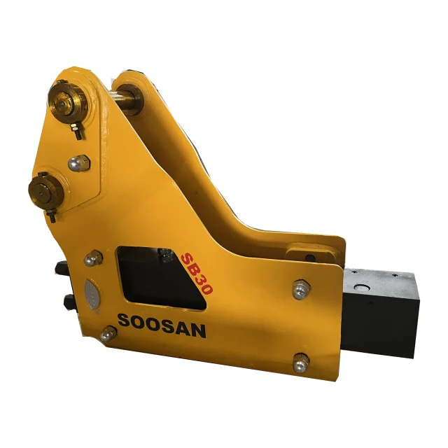 Manufacturer Supplier  Hydraulic Breakers SOOSAN  SB 30 SIDE Type With Chisel 140mm For Excavator 18 to 26 Tons
