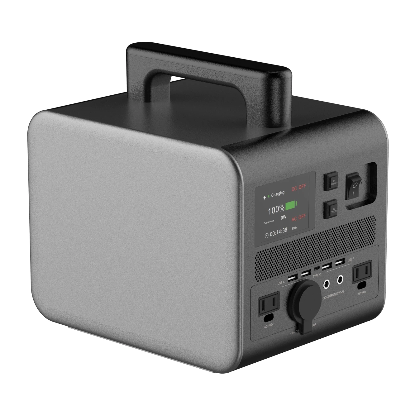 China supplier wholesale high quality portable rechargeable lifepo4 sunpower energy 500w power bank station solar generator