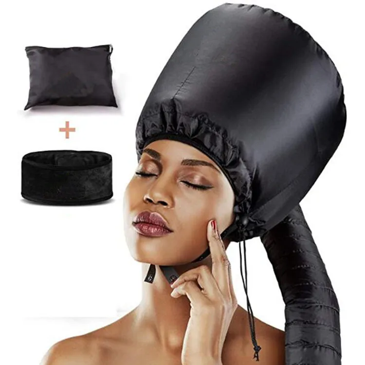 Factory Direct Supply Portable Soft Hairdressing Salon Home Use Hair Cap Bonnet Hood Hat Blow Dryer Attachment Hair Drying Cap