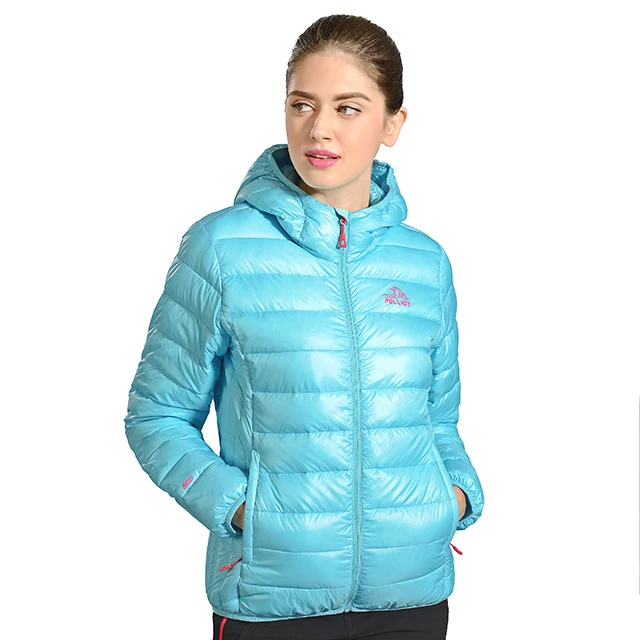 Женский пуховик с подкладкой из утиного пуха теплая дышащая и водонепроницаемая куртка зимняя пуховая