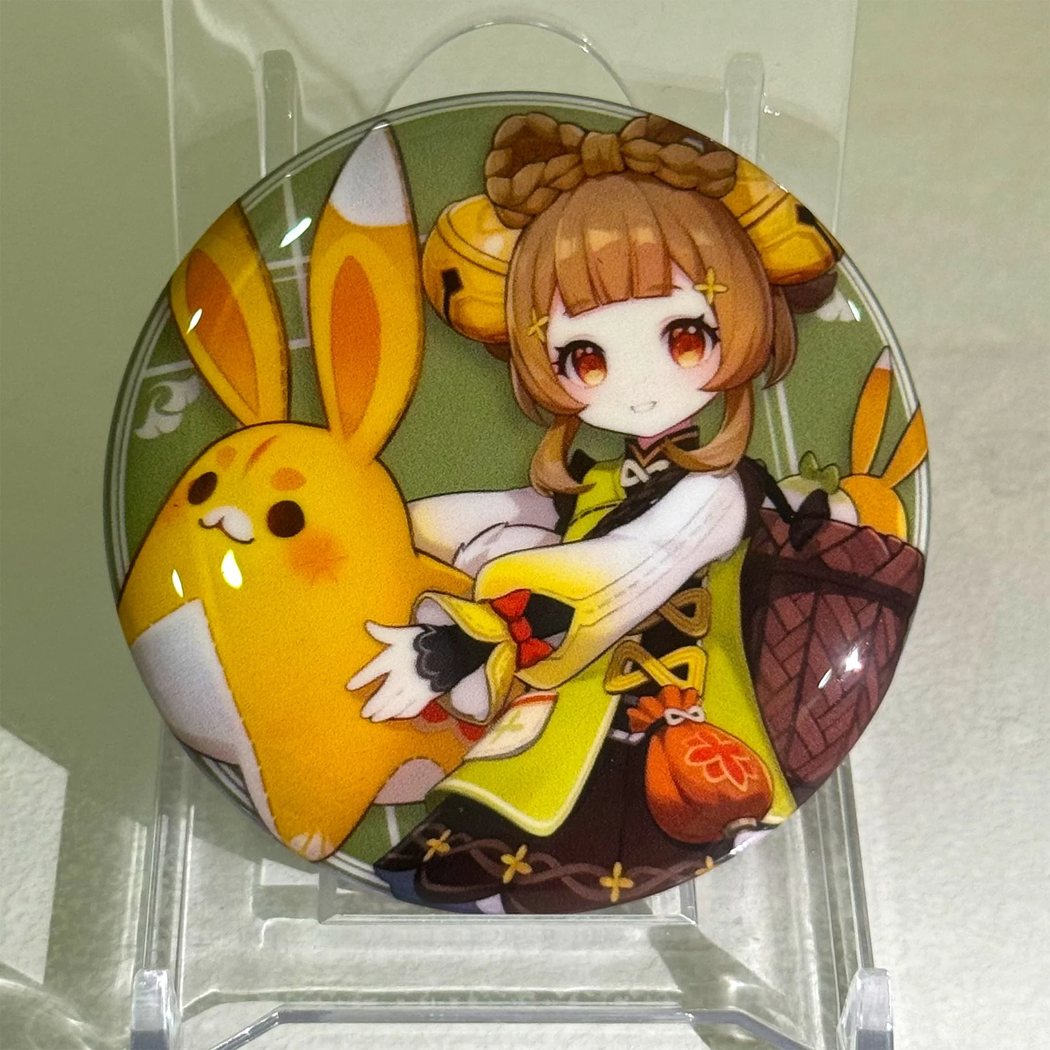 Original God Character from Anime Walnut Zhong Li Naxida Ling Surrounding God Medal in Aluminum Alloy Sports Theme Souvenir