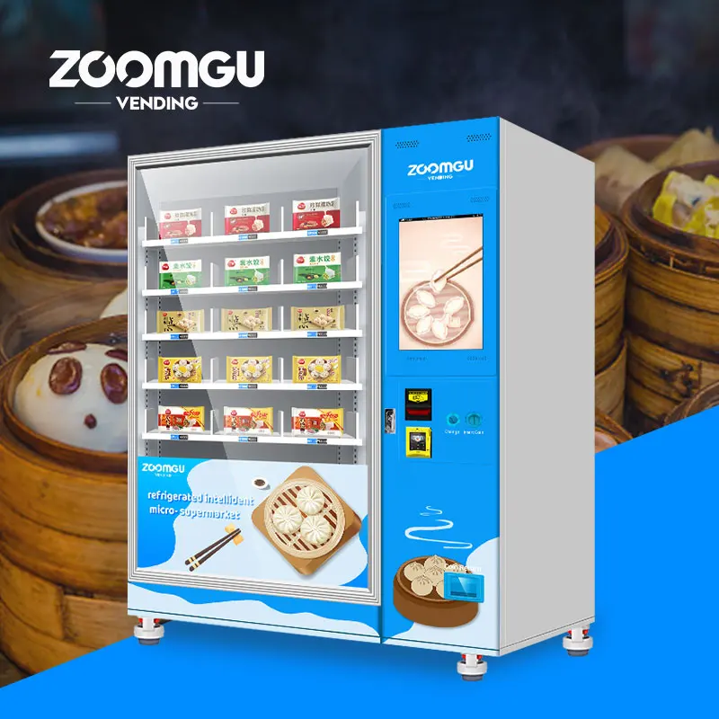 Zoomgu Factory Manufacture Frozen Fast Food Ice Vending Machine For Sale