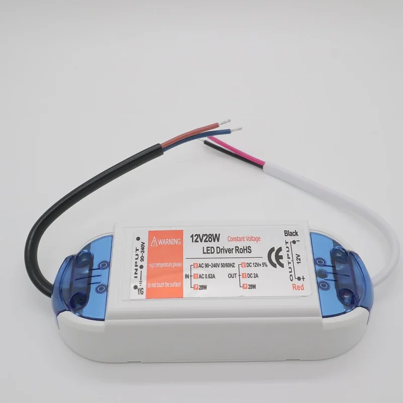Светодиодный трансформатор AC/dc 12v 28W 42W 60W адаптер освещение светодиодный драйвер постоянного напряжения для светодиодной ленты LED модуль ослепительно Используйте блок питания