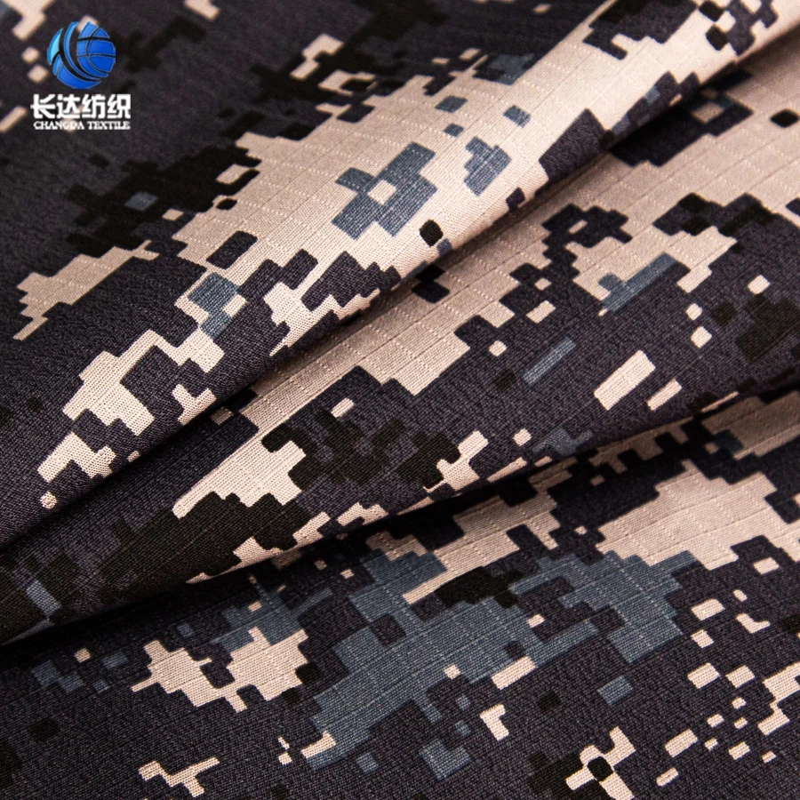 Best Selling Dry Fit TC Camouflage Printed Fabric Poly Cotton Uniform Ripstop Fabric Heavy Duty Polyester Fabric