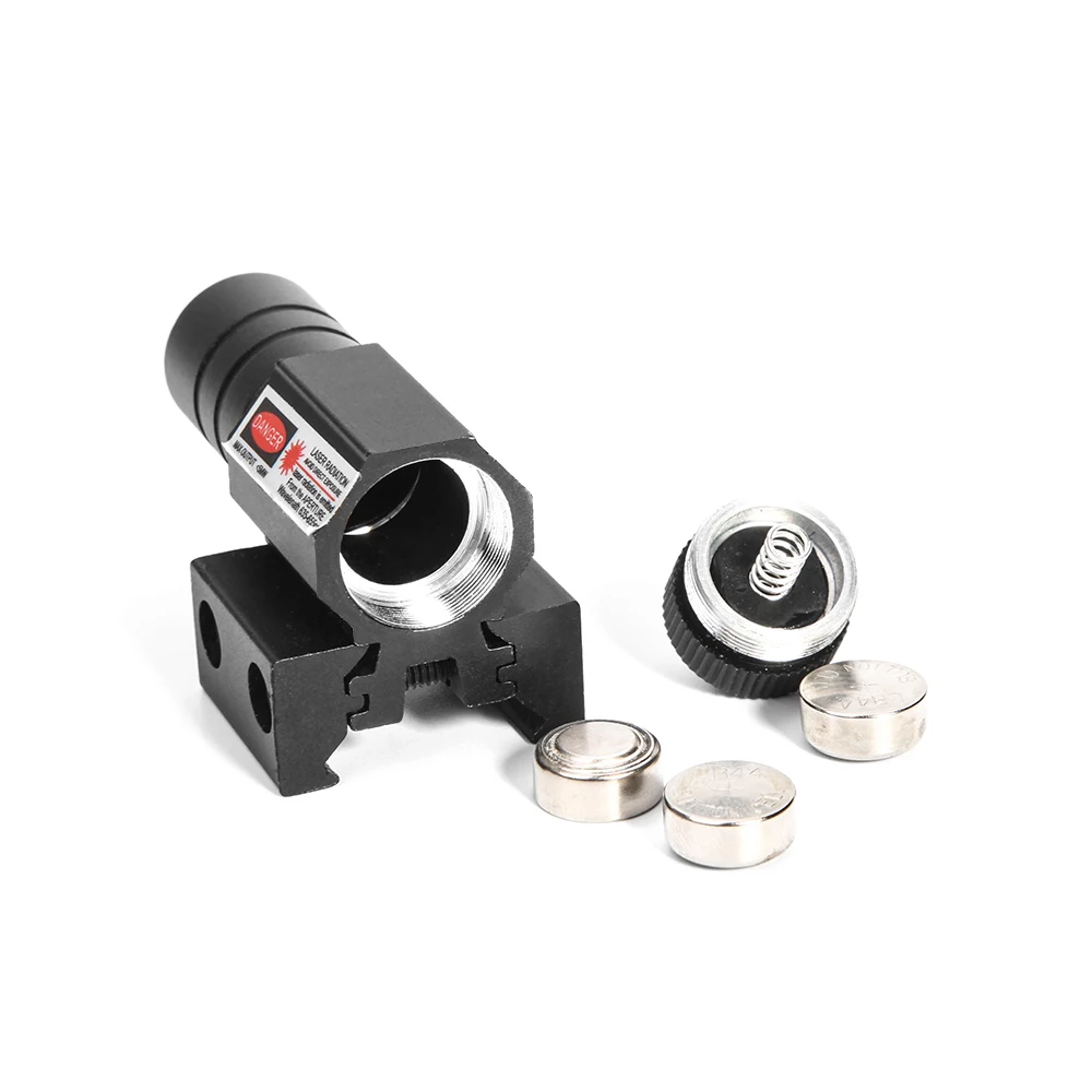 Tactical AT Red Laser Sight Scope 11mm /20mm Adjustable Mount For Outdoor Measure