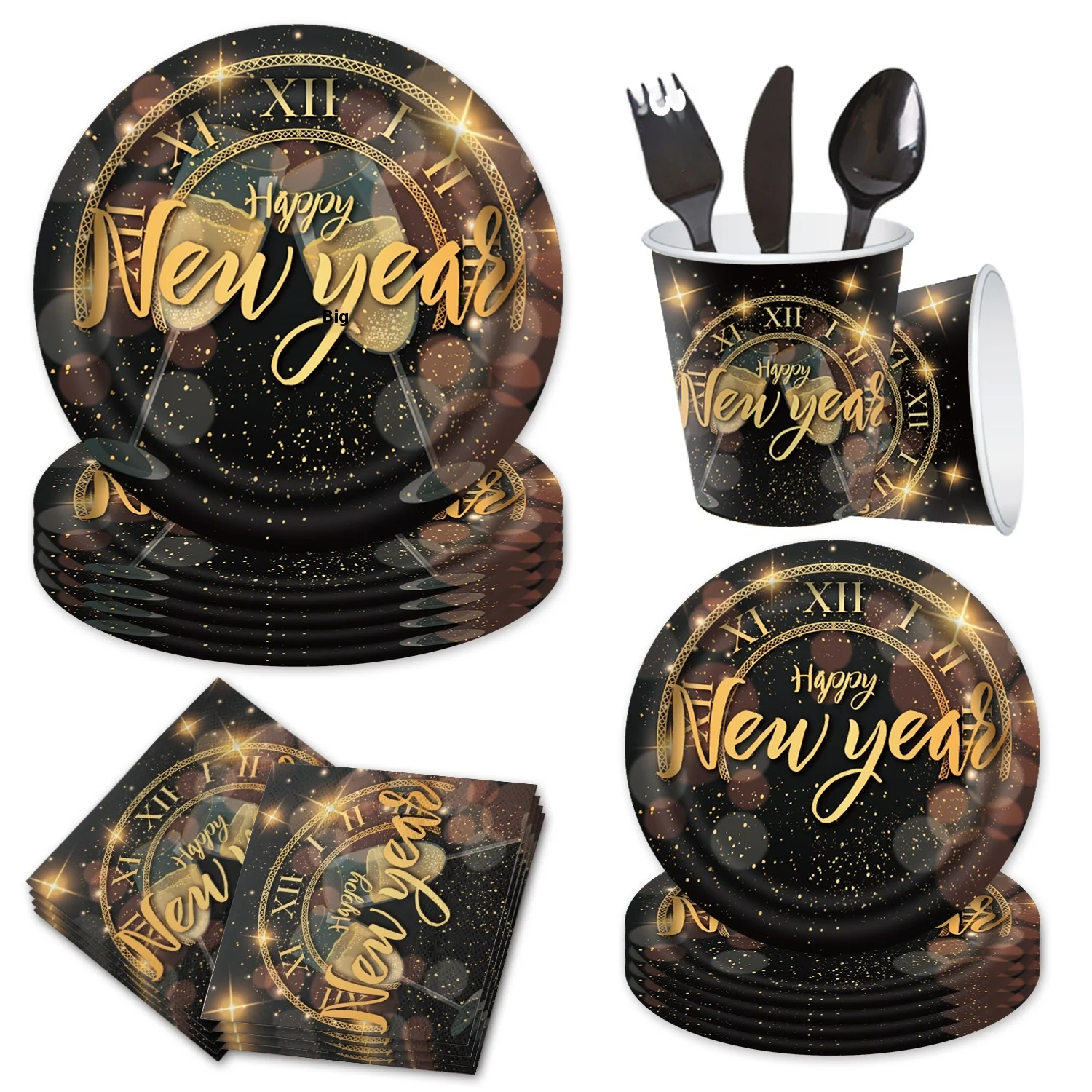 cake decorating supplies Party Tableware Suit Disposable Halloween Party Tablecloth Paper Towel Paper Plate Paper