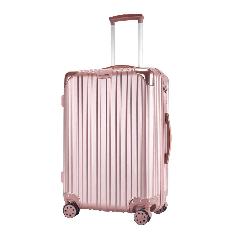 Factory Price fashion design airport ABS+PC 3 pieces set trolley luggage custom suitcase