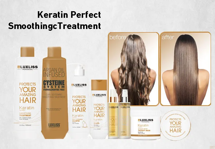 Private Label Smoothing Brazilian Keratin Hair Treatment Straighten Cream Pure Protein Hair Treatment Cysteine Keratin treatment
