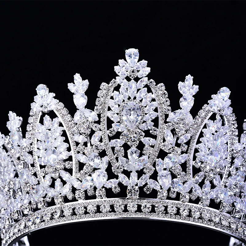
Princess Crown and Tiaras Classic Design Elegant Wedding Bridal Hair Jewelry Tiaras Crowns Women Zircon BC5069 Corona Princesa 