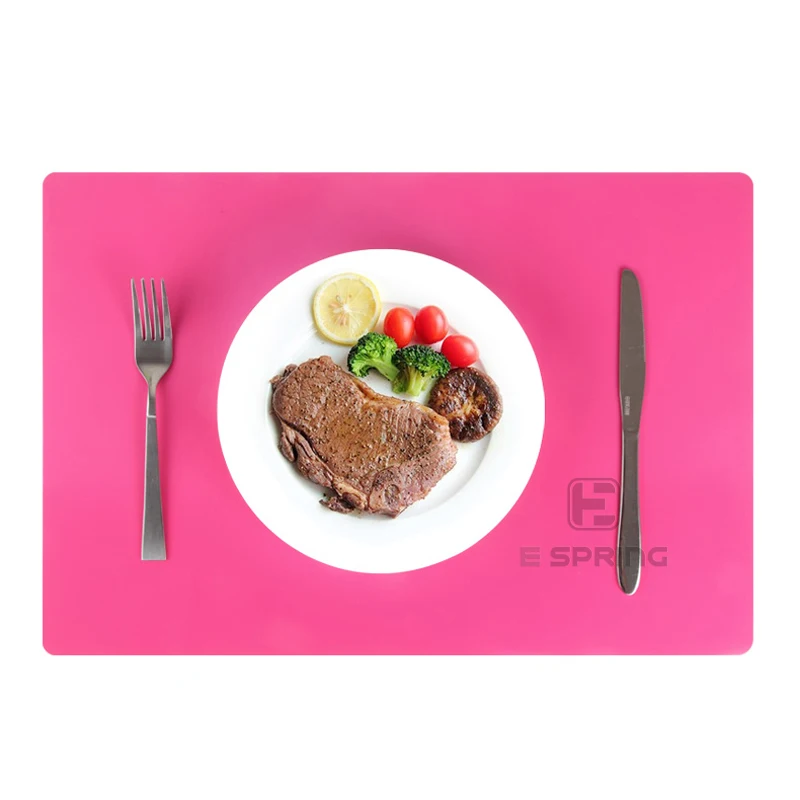 Custom SILICONE MAT WITH CUSTOM PRINTING silicone plates custom print place mat