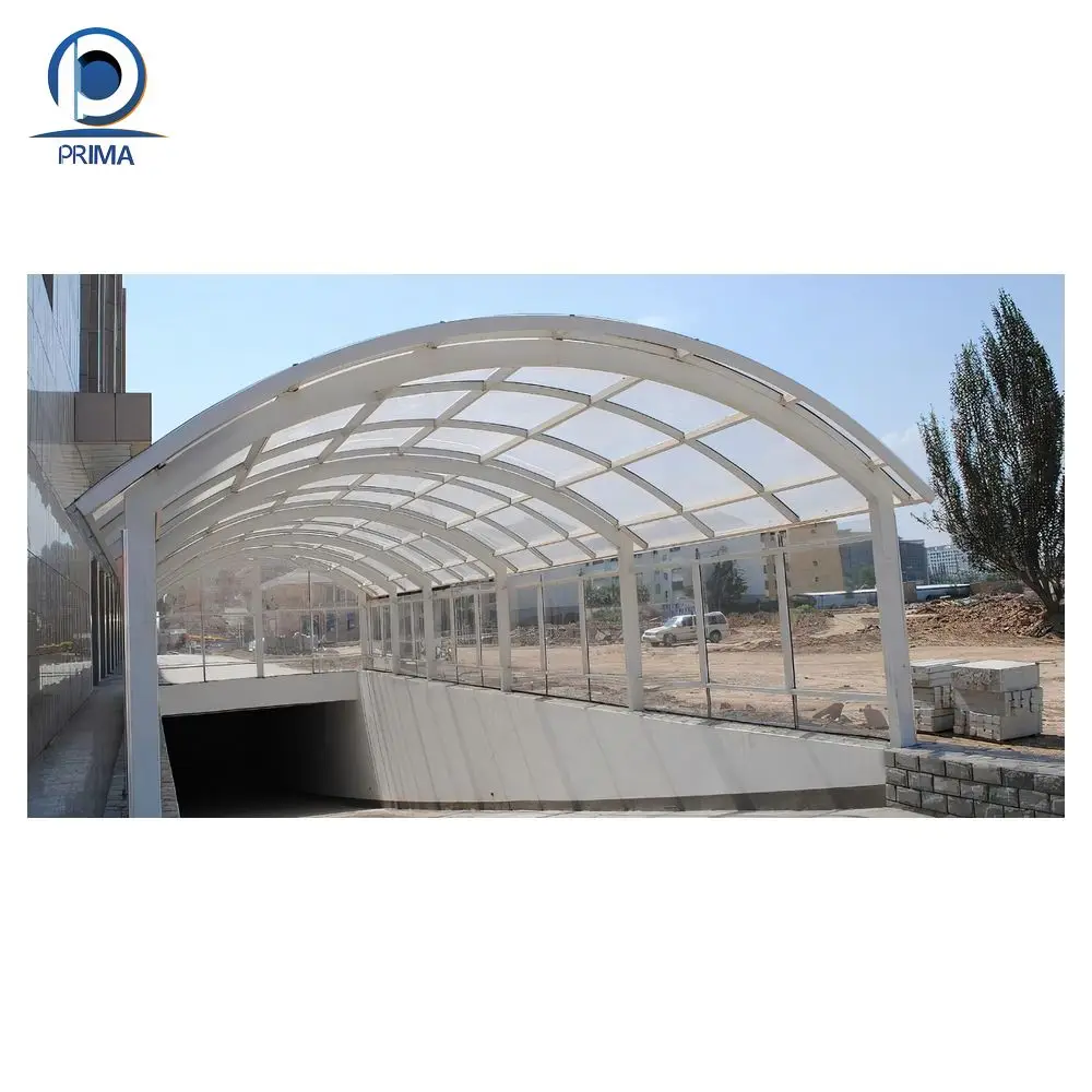 Prima Strong sun rain shade doors canopy Waterproof Aluminum Canopy Roof Polycarbonate Balcony Patio Cover Canopy