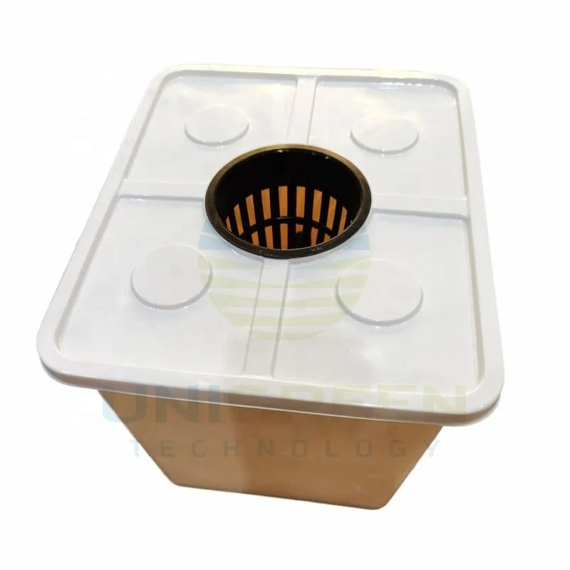 Hot Sale Greenhouse Hydroponics System Single Holes Dutch Bucket Growing System