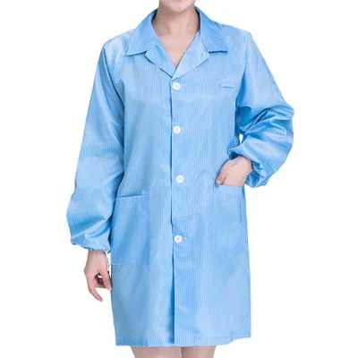 antidust overalls garment cleanroom esd clothes safe clothing anti-static suit garment smock for food industry