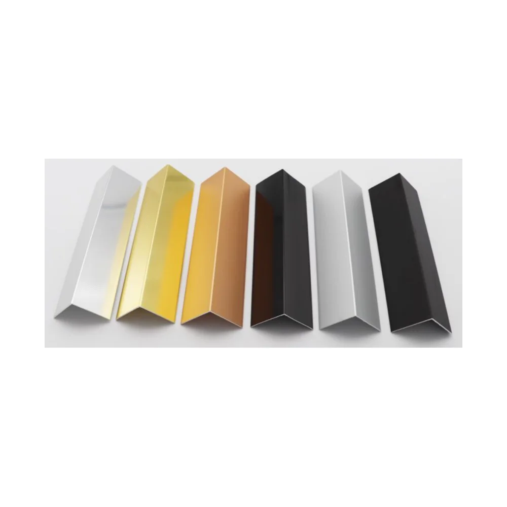 Best Price L Shaped Aluminum alloy L Slot Tile Edge Trim Corner Anodized l-shaped Aluminum tile trim for wall decoration