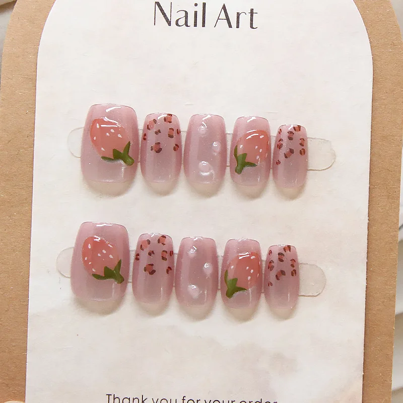 Cat eye style press on nails wholesale high quality fake nails Pattern Design Acrylic Tight Bonding Artificial fingernails