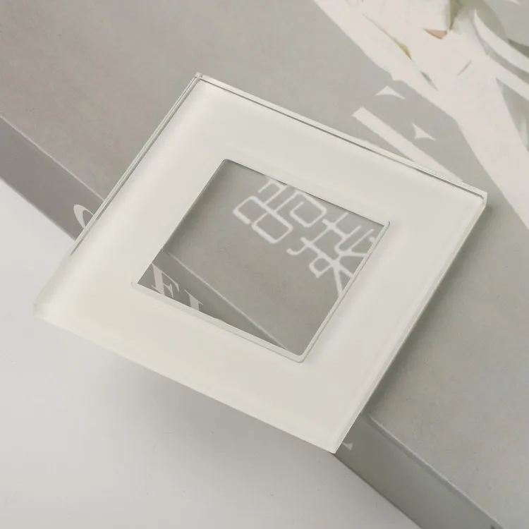 manufacturer smart home custom tempered glass frame control switch panel