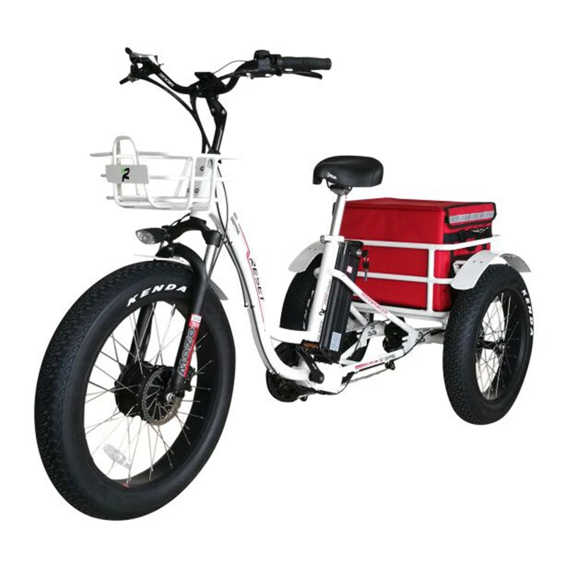 Electric tricycle bike leisure transportation household electric battery tricycle pull goods folding small tricycle