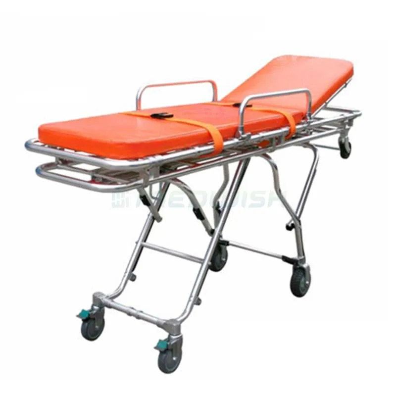 AG-YJK-D-3 хорошее качество Больничная медицинская автоматическая загрузка носилки для скорой помощи алюминиевые складные носилки для скорой помощи различных размеров