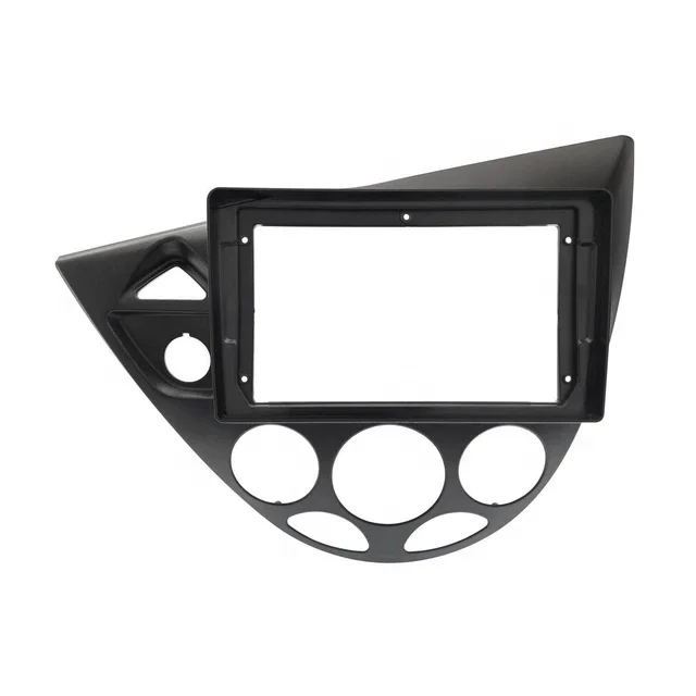 Рамка панели приборной Meihua 9 дюймов для Ford Focus MK1 1998-2004 с проводкой автомобильной стереосистемы и Canbus