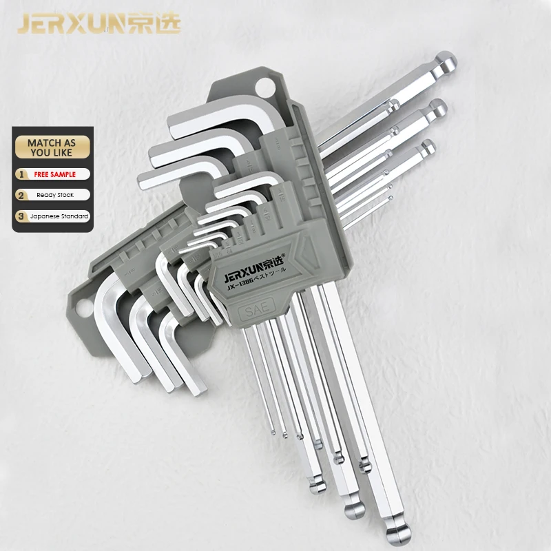 Hot selling Hardware Tools High hardness Multiple specifications Hexagon wrench allen key set