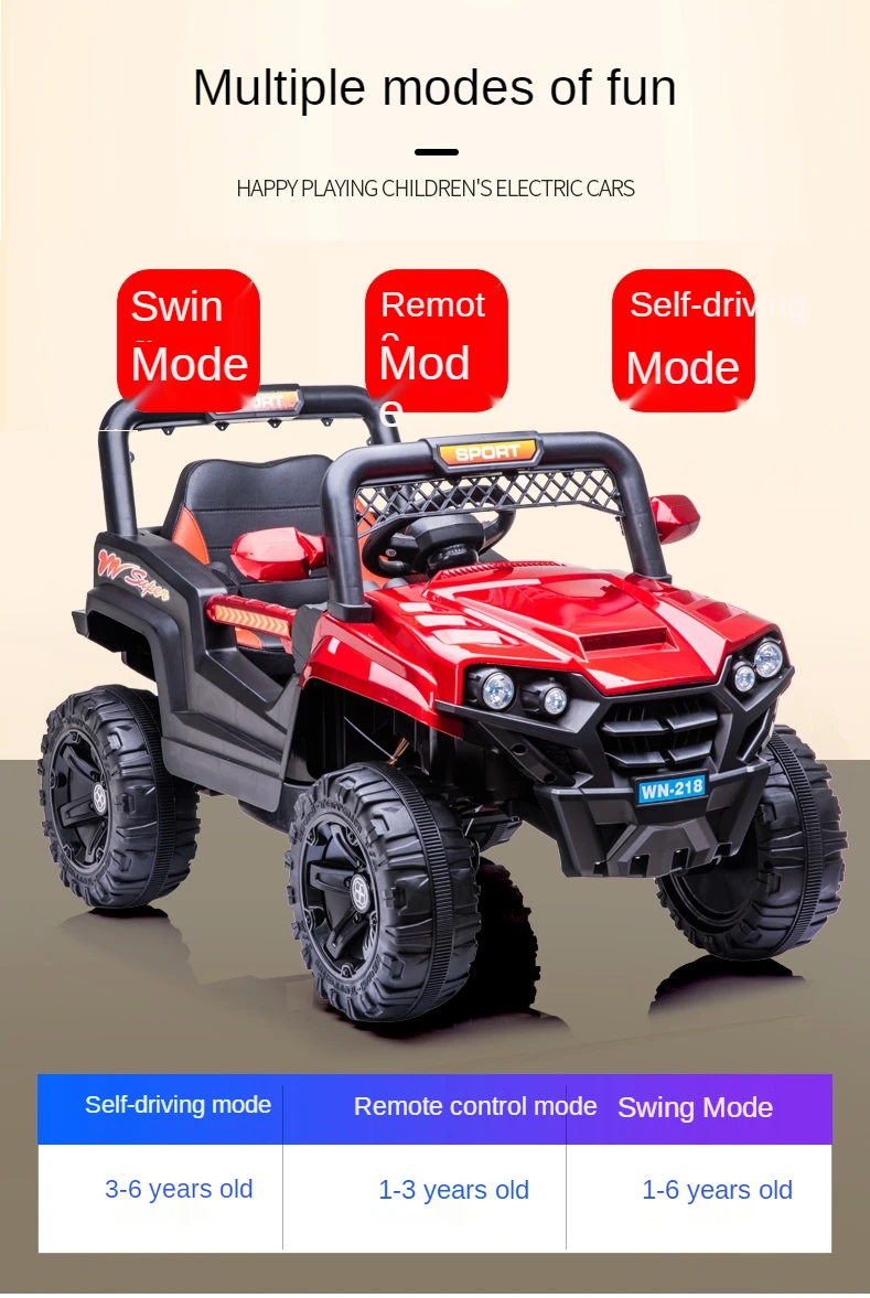 
Electric Ride on Licensed 12v Ride on brinquedToy Hot Selling Kids Mercedes Black TOYS Red White Motor Power Battery Style Benz 
