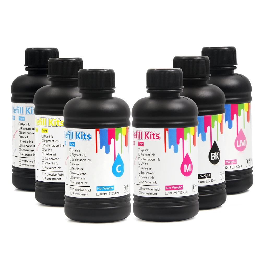 Supercolor High Quality UV Ink Price For EPSON DX5 DX7 TX800 UV Ink