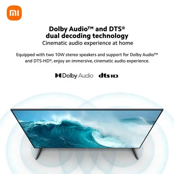 Original Xiaomi Mi TV 43 inch 4K HDR LED Smart Television 3840x2160 WIFI Full-Screen Design Android AI System