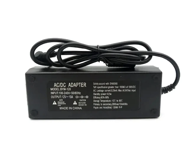 220V To12V10A desktop ac/dc power adapter CCTV power adapter 12v10aPower Adapter All parts produced in China