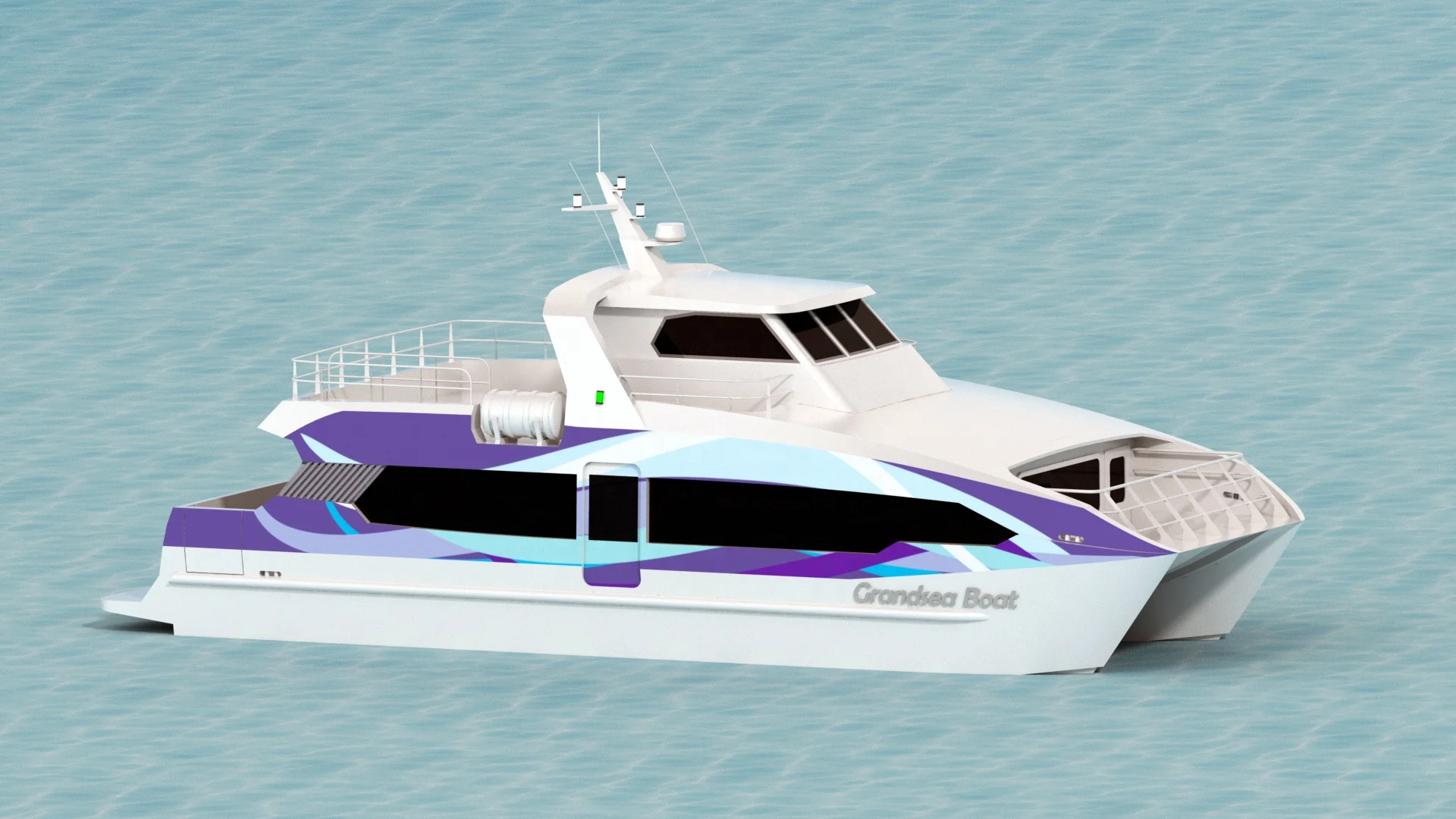 Grandsea 70 Seater Aluminium Fast Catamaran Passenger Boat for sale