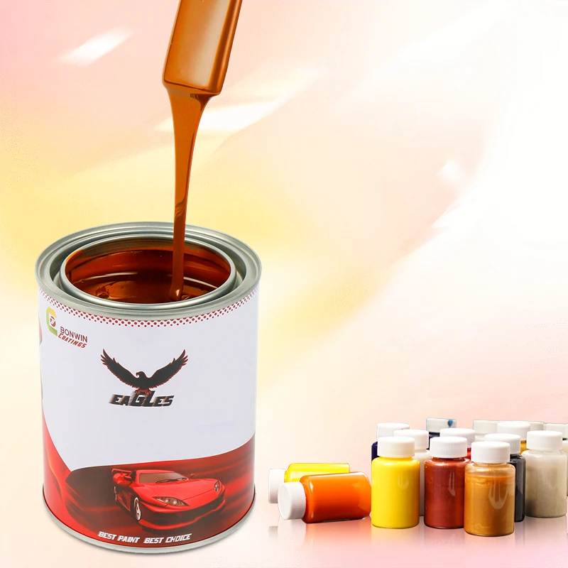 Automotive Paint Chart  Bronze Pearl Colors Automotive Primer Manufacturing Free Samples Paint Supplier