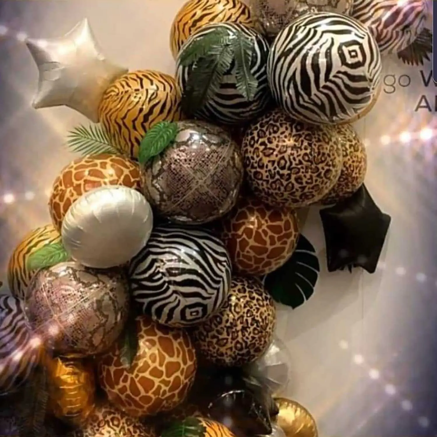 22 inch 4D Globos Animal Pattern Foil Balloons Leopard Deer Tiger Stripe Birthday Party Decorations Adult Balloon KBF812
