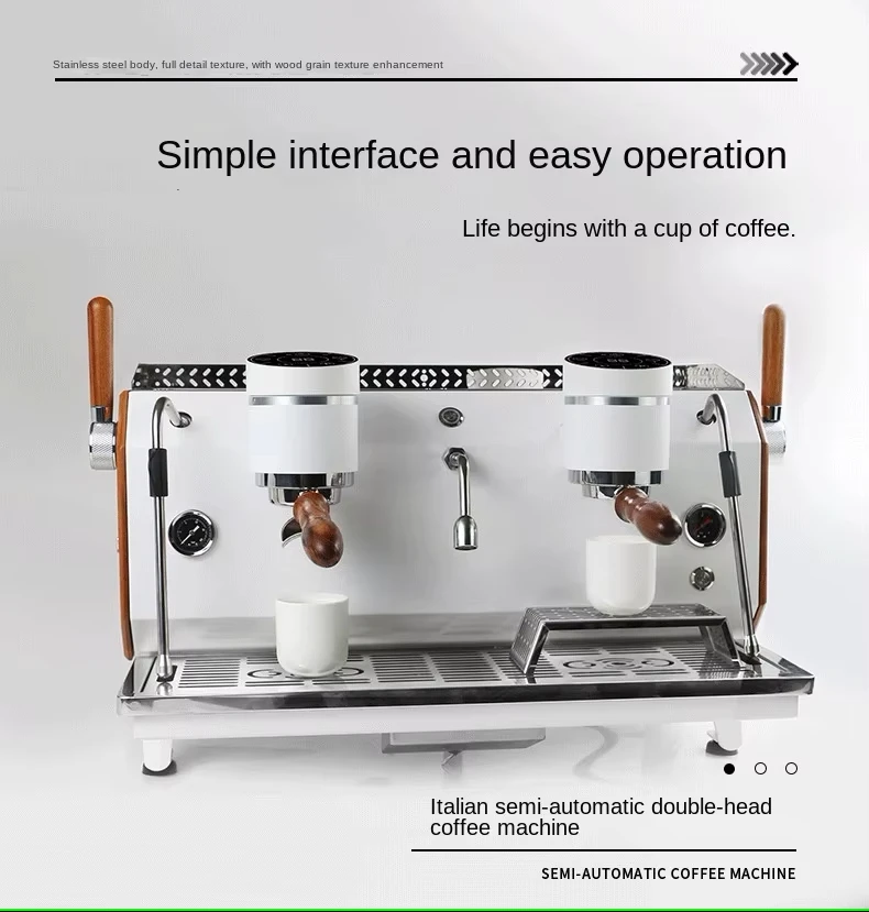 Commercial coffee machine 535 four boiler concentrated single head professional Italian semi-automatic coffee machine