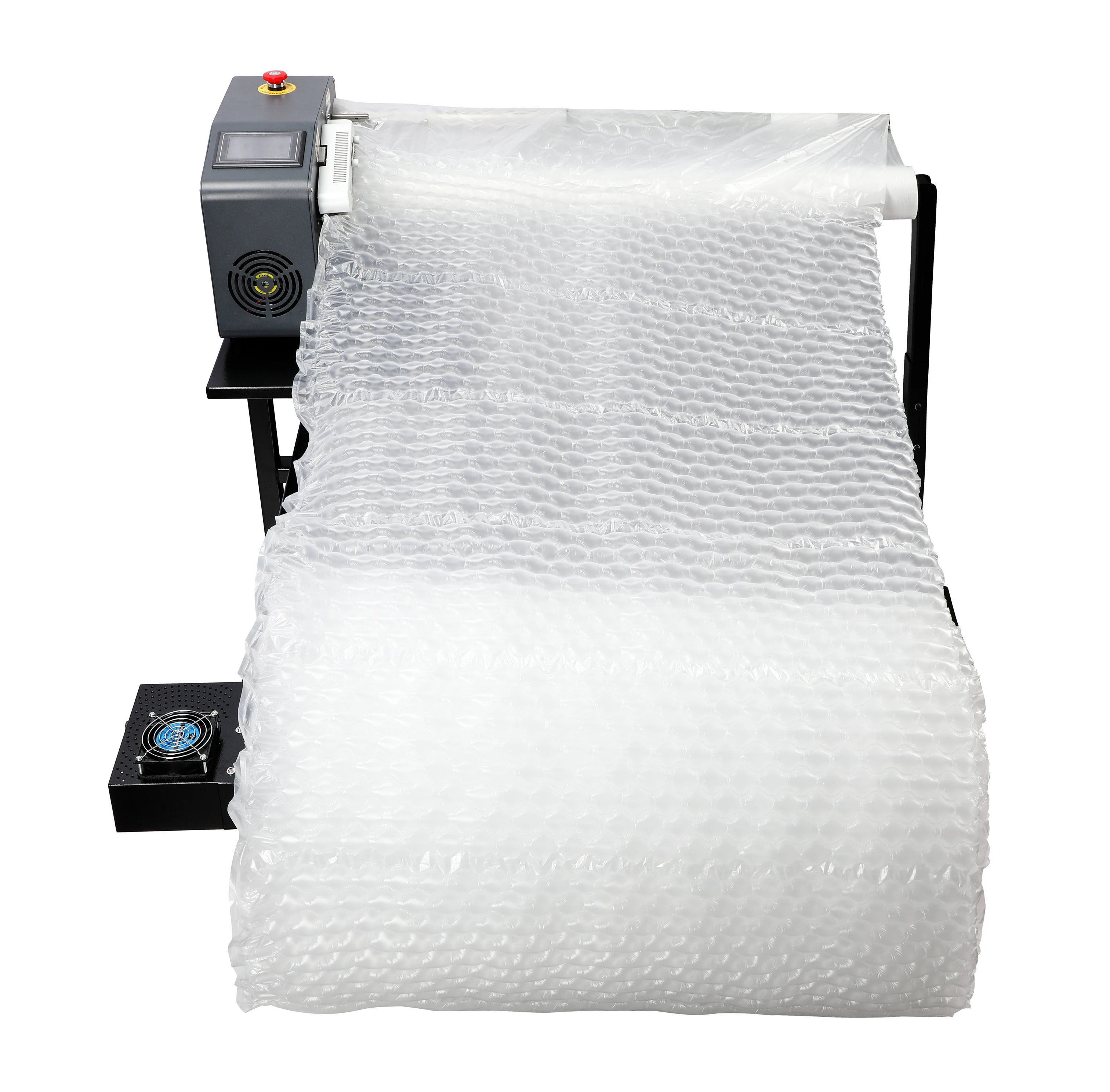 Air Bubble Roll Wrap of Bubble Packing Roll Used for E Commerce Packaging Material 100CM Width