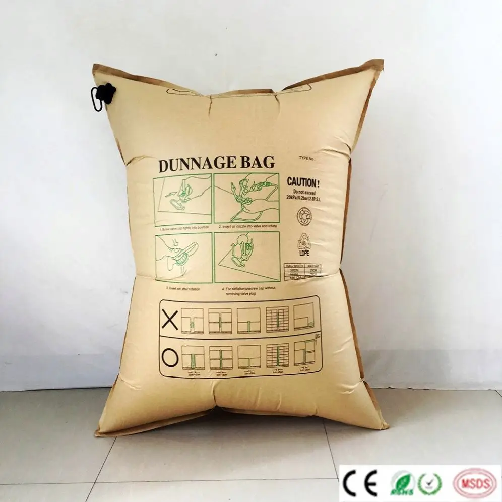 High Loading Air Vale Dunnage Bag For Shipping Packing