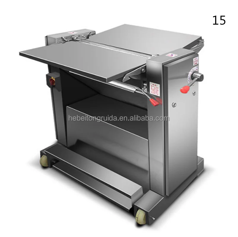 Easy Operation Electric Meat Cutting Machine / Pig Equipment / Pork Skin Peeling Machine