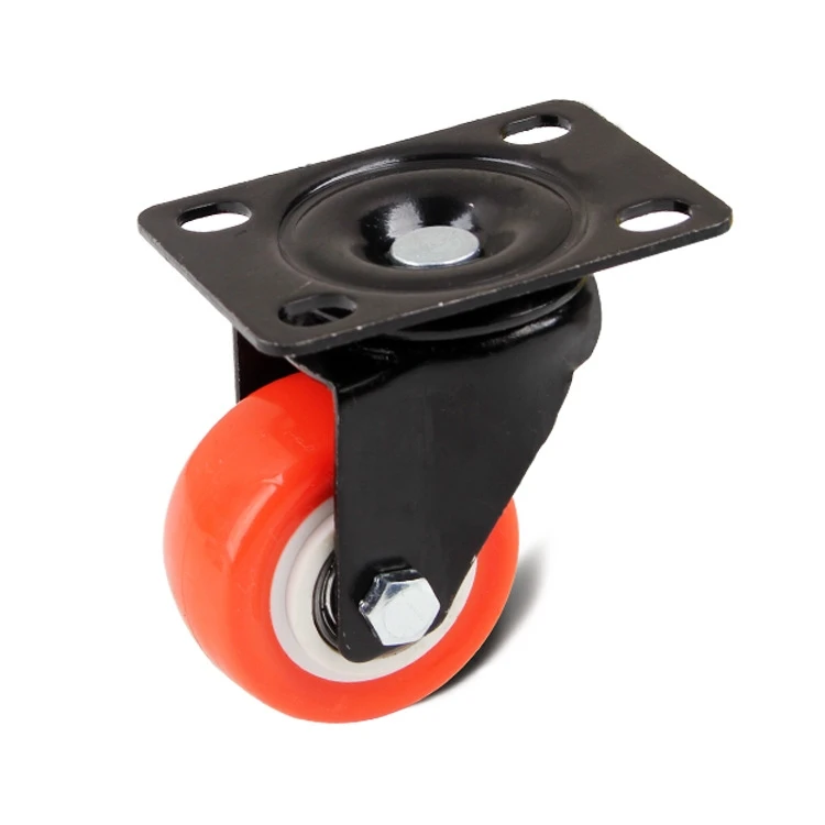 1.5/2/2.5/3 inch black gold diamond casters double bearing silent and durable furniture caster wheels