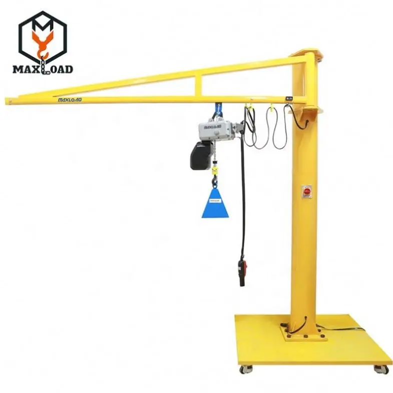 Motor 90 Degree Rotating Work Station JIB Wall Crane