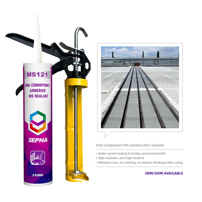 one part 310ml cartridge polyether urethane bonding stainless steel sealant for metal plastic wood glass ceramics