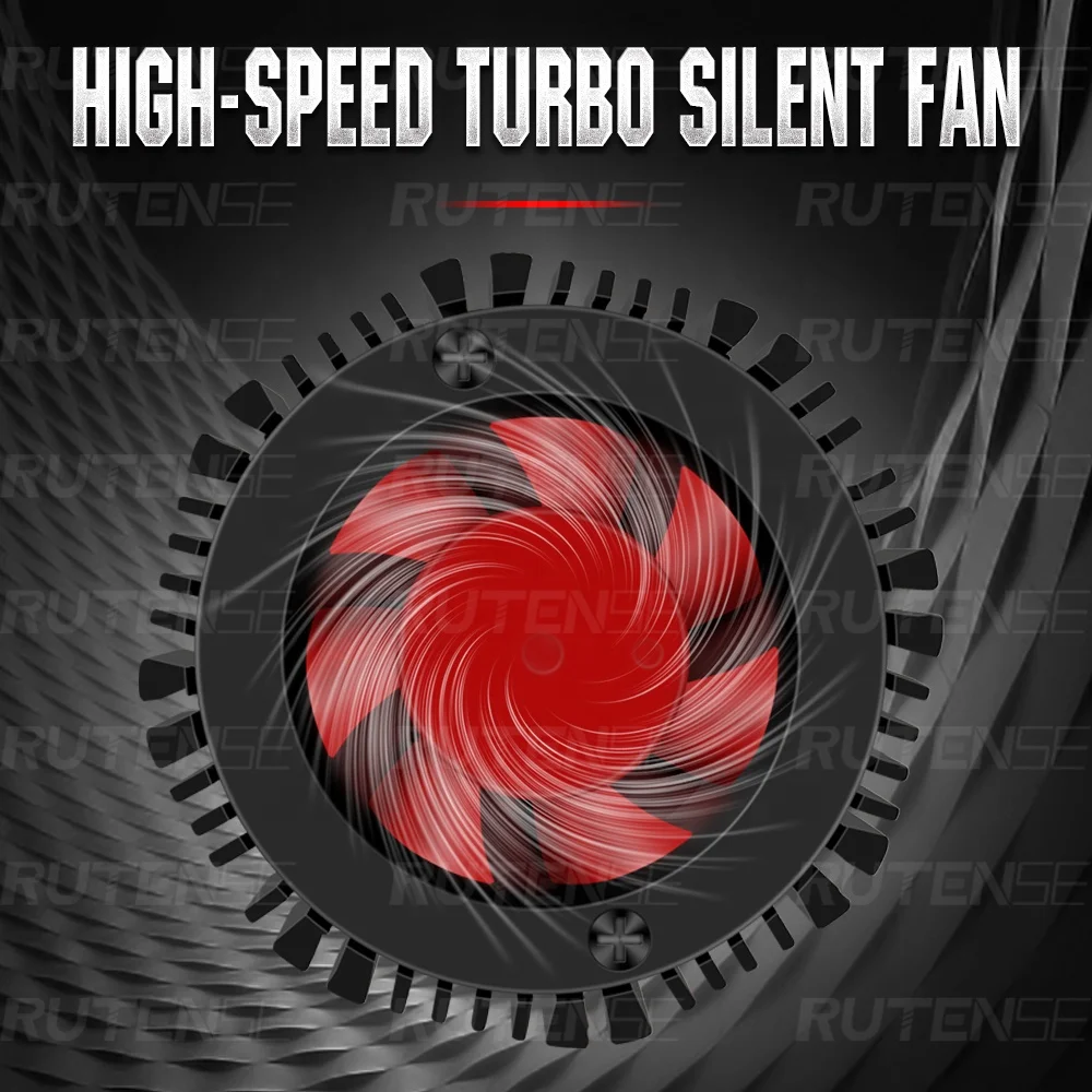 RUTENSE 100% Professional Testing Canbus LED Headlight Car T6 Y6D Projector Lens Headlamps LED Lamp H4