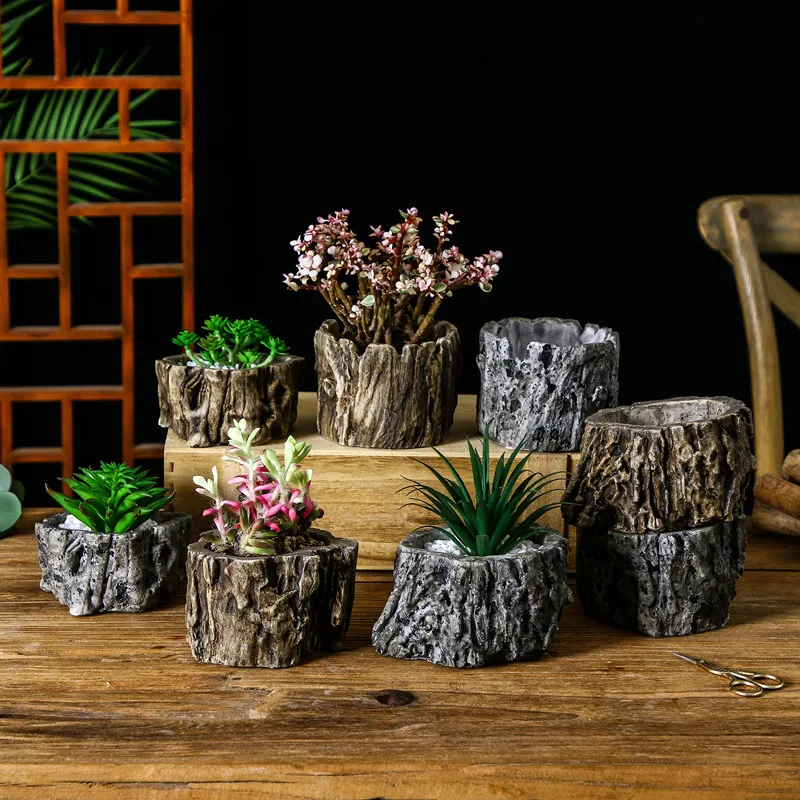 New Home Garden Decoration planter Cement Planters perfect for a Cactus or Succulent Plants